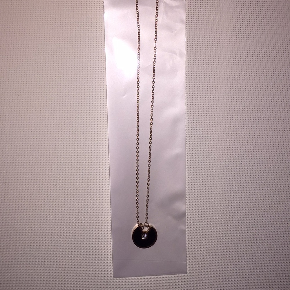 black y2k necklace